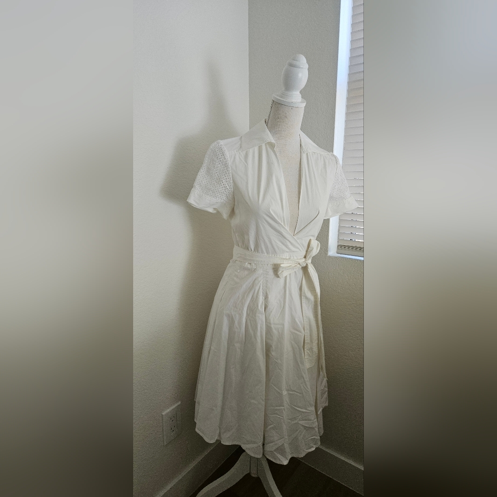 Diane Von Furstenberg Classic White Blouse